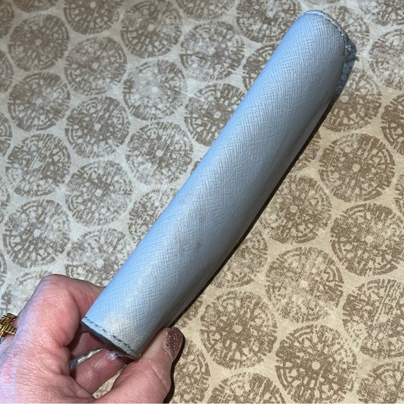 Michael Kors Pale Periwinkle Saffiano Leather Wallet NWOT Q - Picture 5 of 10
